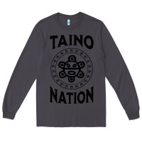 Smoke white taino nation coqui sun boricua taino Long Sleeve Tee - artisFamous