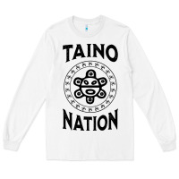 White white taino nation coqui sun boricua taino Long Sleeve Tee - artisFamous