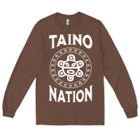 Chestnut white taino nation coqui sun boricua taino Long Sleeve Tee - artisFamous
