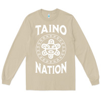 Mushroom white taino nation coqui sun boricua taino Long Sleeve Tee - artisFamous