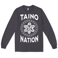 Smoke white taino nation coqui sun boricua taino Long Sleeve Tee - artisFamous
