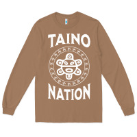 Toasted Coconut white taino nation coqui sun boricua taino Long Sleeve Tee - artisFamous
