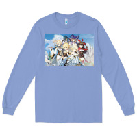 Colony Blue Genshin Impact Long Sleeve Tee - artisFamous