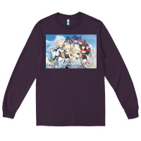 Plum Genshin Impact Long Sleeve Tee - artisFamous