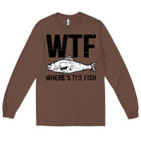 Chestnut wtf where's the fish Long Sleeve Tee - artisFamous