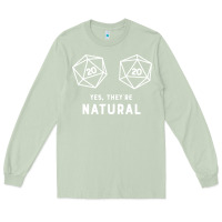 Matcha yes they're natural 20 dice funny rpg gamer Long Sleeve Tee - artisFamous