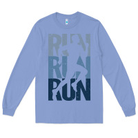 Colony Blue Run Running | for Runners Long Sleeve Tee - artisFamous