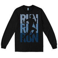 Black Run Running | for Runners Long Sleeve Tee - artisFamous
