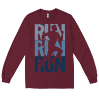 Burgundy Run Running | for Runners Long Sleeve Tee - artisFamous