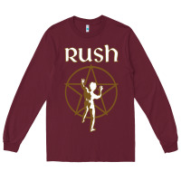 Burgundy rush starman Long Sleeve Tee - artisFamous