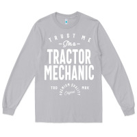 Moon Dust Tractor Mechanic Gift Funny Job Title Profession Birthday Idea Long Sleeve Tee - artisFamous