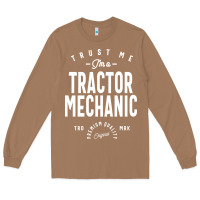 Toasted Coconut Tractor Mechanic Gift Funny Job Title Profession Birthday Idea Long Sleeve Tee - artisFamous