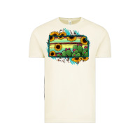 Vintage Arctic Kansas map sunflower catus serape Vintage Tee - RanaPortraitStore