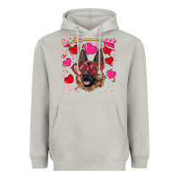 Valentine's German Shepherd Heavyweight Hoodie | Teevron
