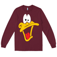 Burgundy daffy duck Long Sleeve Tee - artisFamous