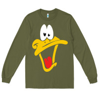 Army Green daffy duck Long Sleeve Tee - artisFamous