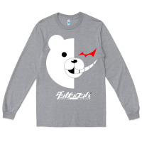 Heather Grey dangan ronpa  monokuma Long Sleeve Tee - artisFamous