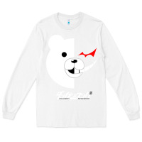 White dangan ronpa  monokuma Long Sleeve Tee - artisFamous