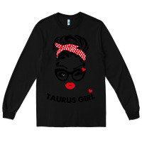 Black taurus girl Long Sleeve Tee - artisFamous