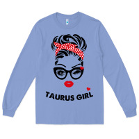 Colony Blue taurus girl Long Sleeve Tee - artisFamous