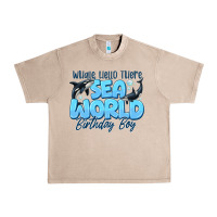 French Oak Whale Hello There Sea World Birthday Boy Urban Heavy Tee - CowhideDigitalArt