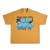 Peanut Butter Whale Hello There Sea World Birthday Boy Urban Heavy Tee - CowhideDigitalArt