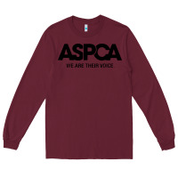 Burgundy aspca we are their voice Long Sleeve Tee - artisFamous