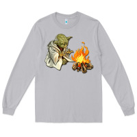 Moon Dust Yoda is warming up Long Sleeve Tee - artisFamous