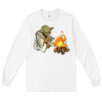 White Yoda is warming up Long Sleeve Tee - artisFamous