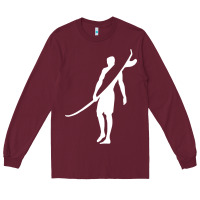 Burgundy Surf Long Sleeve Tee - artisFamous