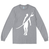 Heather Grey Surf Long Sleeve Tee - artisFamous