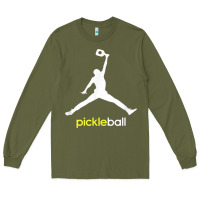 Army Green funny pickleball Long Sleeve Tee - artisFamous