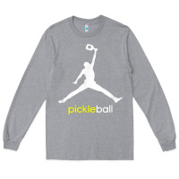 Heather Grey funny pickleball Long Sleeve Tee - artisFamous