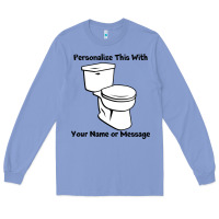 Colony Blue toilet Long Sleeve Tee - artisFamous