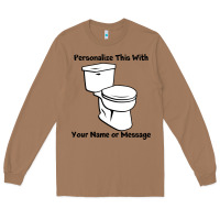 Toasted Coconut toilet Long Sleeve Tee - artisFamous