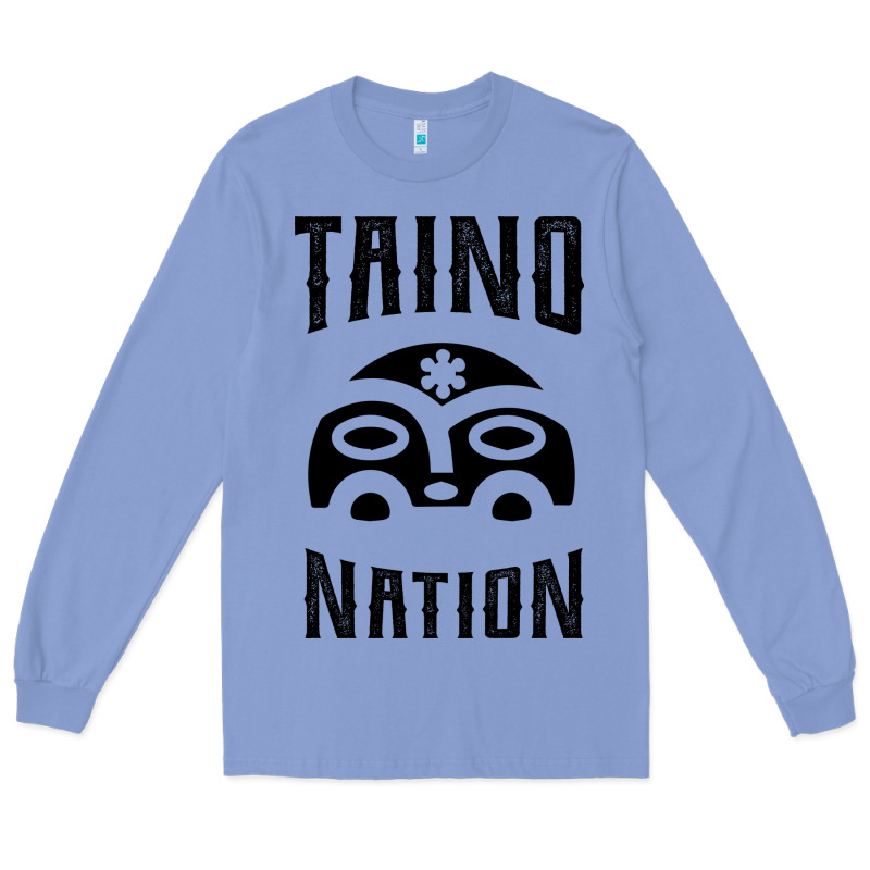 Taino Nation Gift Puerto Rico Long Sleeve Tee by artisFamous | Teevron