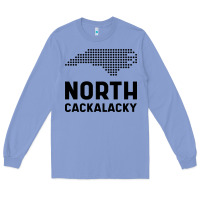 Colony Blue North Carolina State North Cackalacky Long Sleeve Tee - artisFamous
