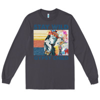 Smoke stay wild gypsy child letter rainbow Long Sleeve Tee - artisFamous