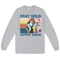 Stay Wild Gypsy Child Letter Rainbow Long Sleeve Tee | Teevron