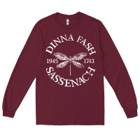 Burgundy dinna fash sassenach Long Sleeve Tee - artisFamous