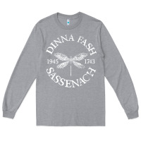 Heather Grey dinna fash sassenach Long Sleeve Tee - artisFamous