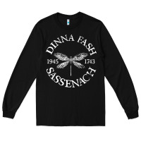 Black dinna fash sassenach Long Sleeve Tee - artisFamous
