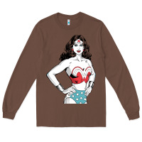 Chestnut wonder woman Long Sleeve Tee - artisFamous