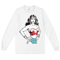 White wonder woman Long Sleeve Tee - artisFamous