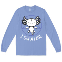 Colony Blue i sin a lotl hail satan pentagram Long Sleeve Tee - artisFamous