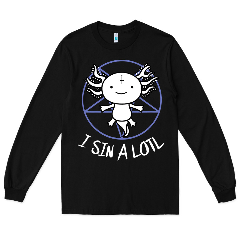 I Sin A Lotl Hail Satan Pentagram Long Sleeve Tee by artisFamous | Teevron