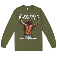 Army Green NATE DIAZ Long Sleeve Tee - artisFamous