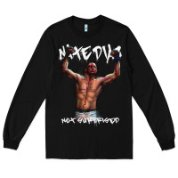 Black NATE DIAZ Long Sleeve Tee - artisFamous