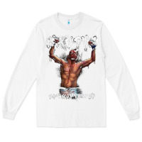 White NATE DIAZ Long Sleeve Tee - artisFamous