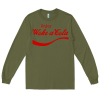 Army Green enjoy woke a cola Long Sleeve Tee - artisFamous